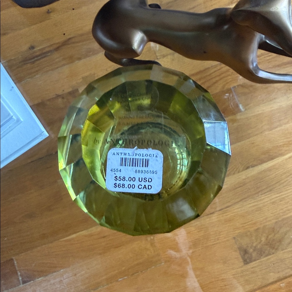 Cut Glass vase by Anthropologie - Picture 5 of 6